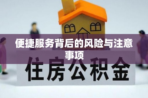 济阳便捷服务背后的风险与注意事项